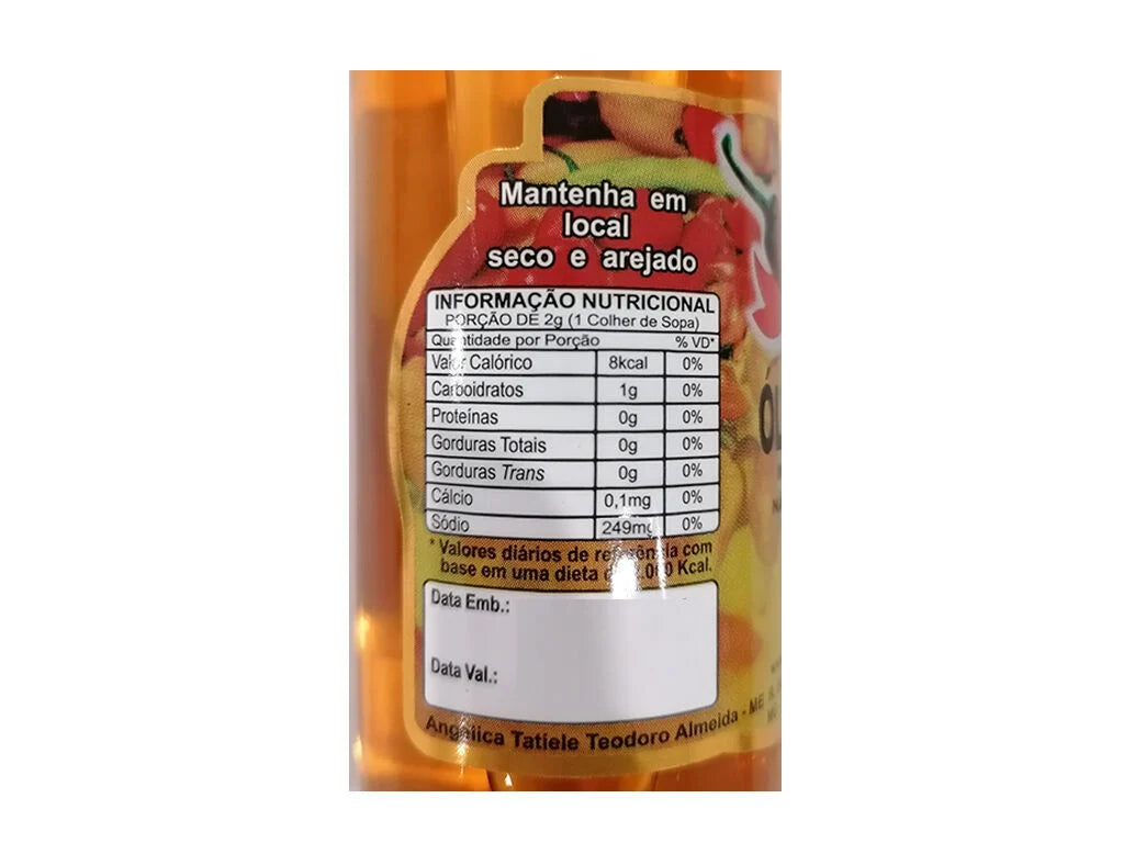 Óleo de pequi  Aroma de Minas 150ml