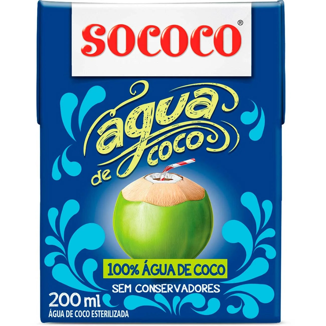 Água de Coco Sococo 200ml