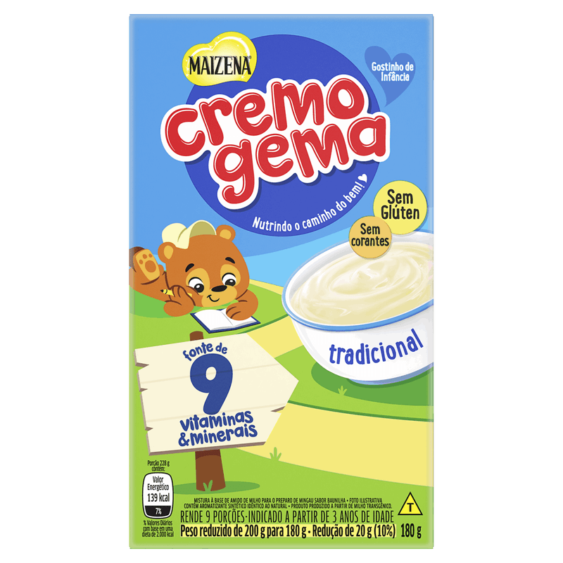Cremogema "Maizena" Tradicional 180 gr
