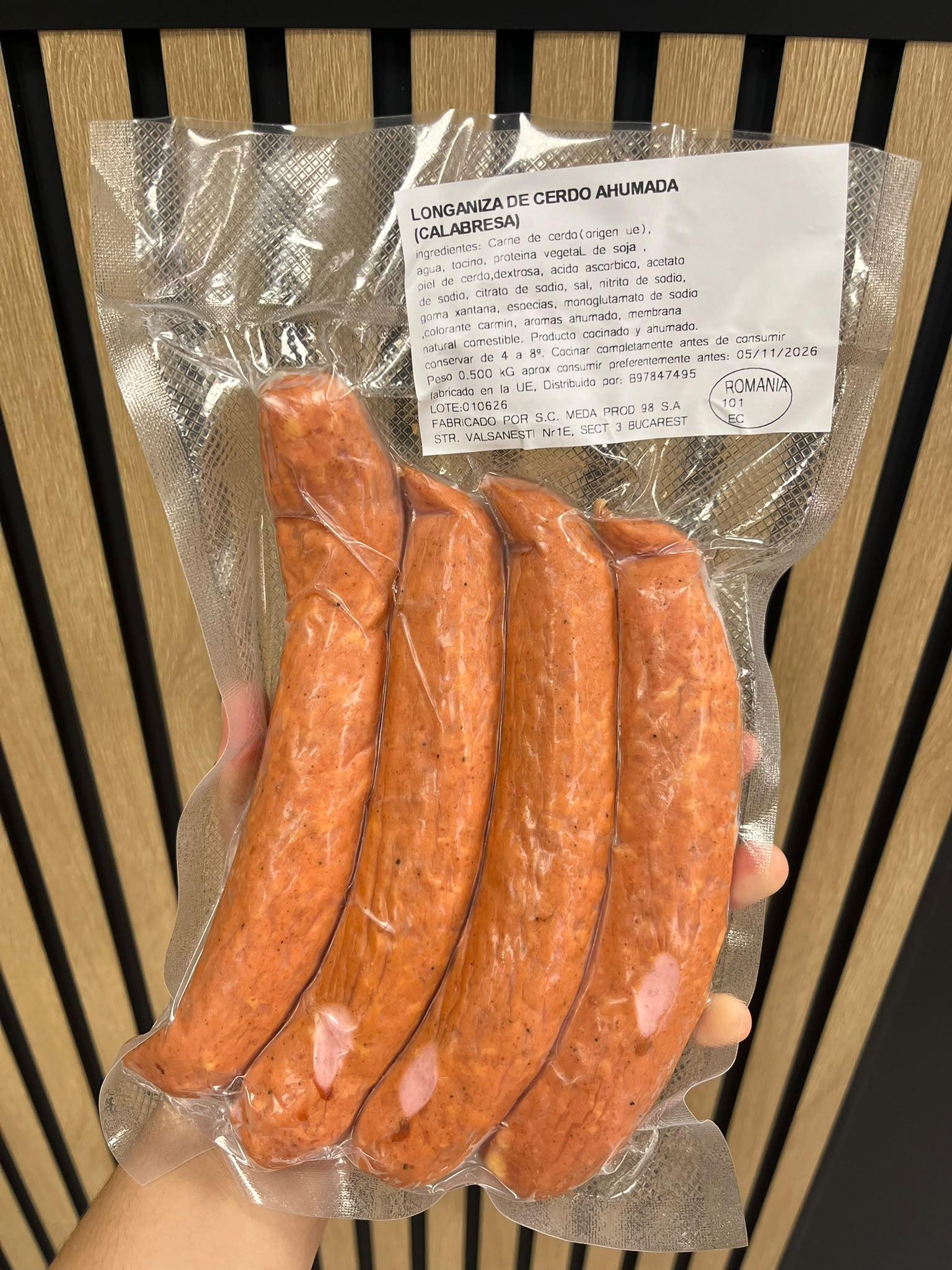 SALCHICHA CALABRESA 400g