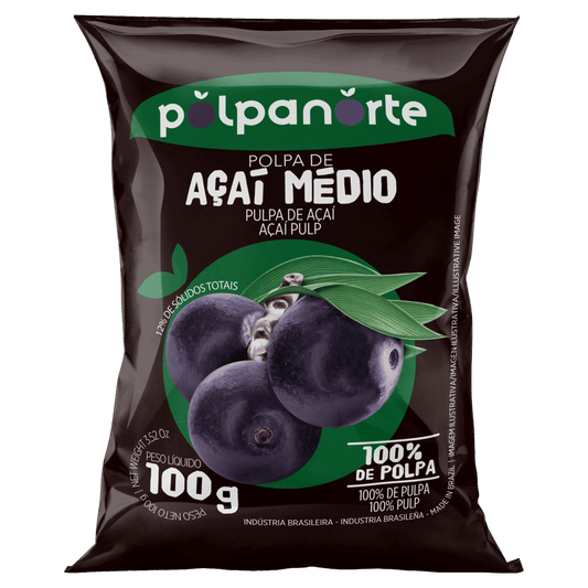 Polpa Açai 100g/ disponível para retirada SOMENTE na LOJA Fisica.