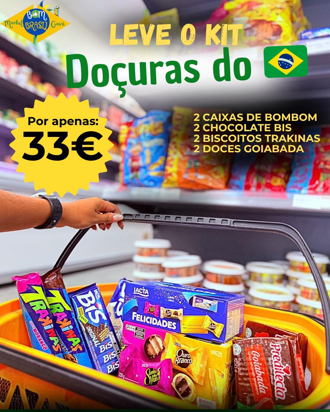 Kit doçuras do Brasil