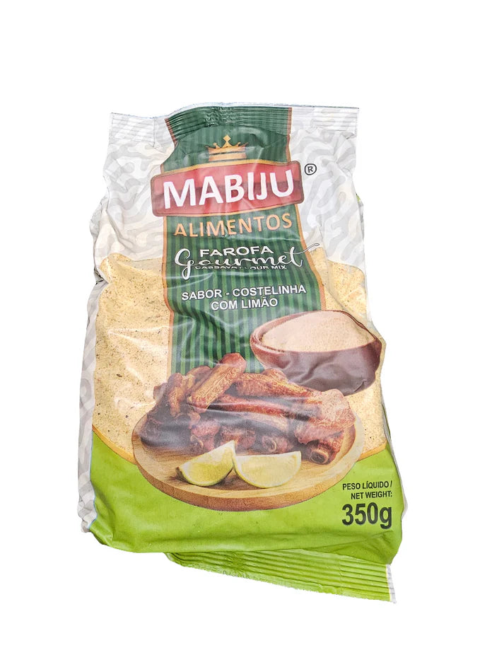 Farofa Gourmet Mabiju Sabor Costela com limao 350g
