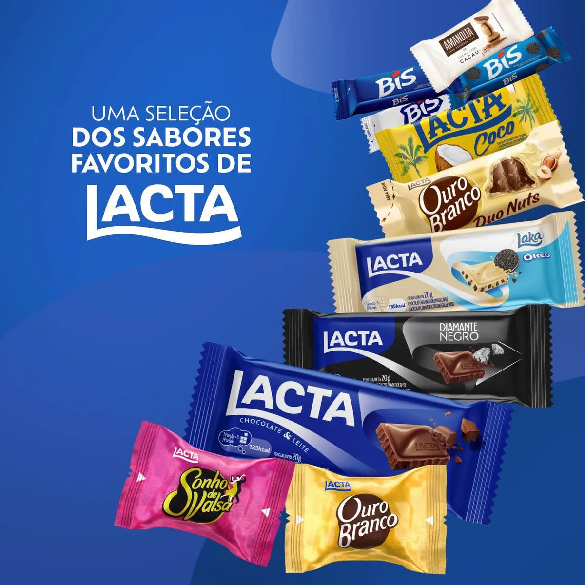 BOMBOM LACTA FAVORITOS MIX CAJA 250.6GR