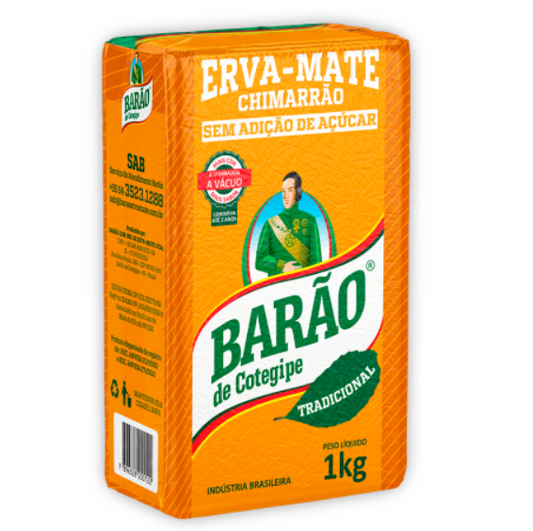 ERVA MATE CHIMARRÃO BARÃO TRADICIONAL 1kg