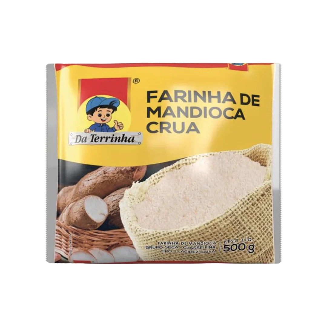 FARINHA DE MANDIOCA FINA TERRINHA 500g