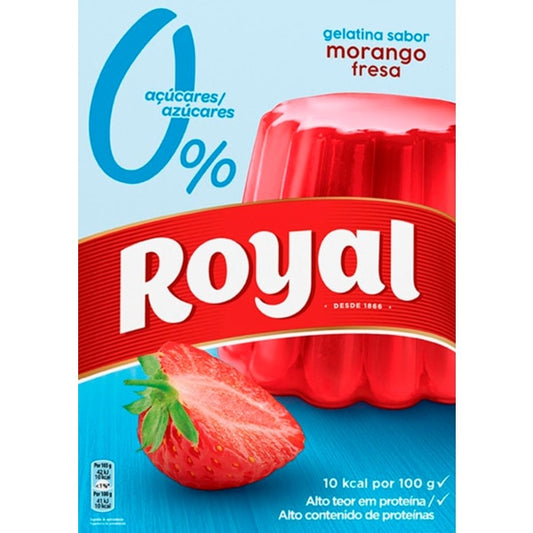 GELATINA MORANGO ROYAL 0% AÇUCAR