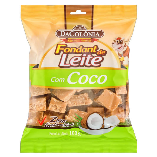 Fondant de Leite com coco Dacolônia - 160g