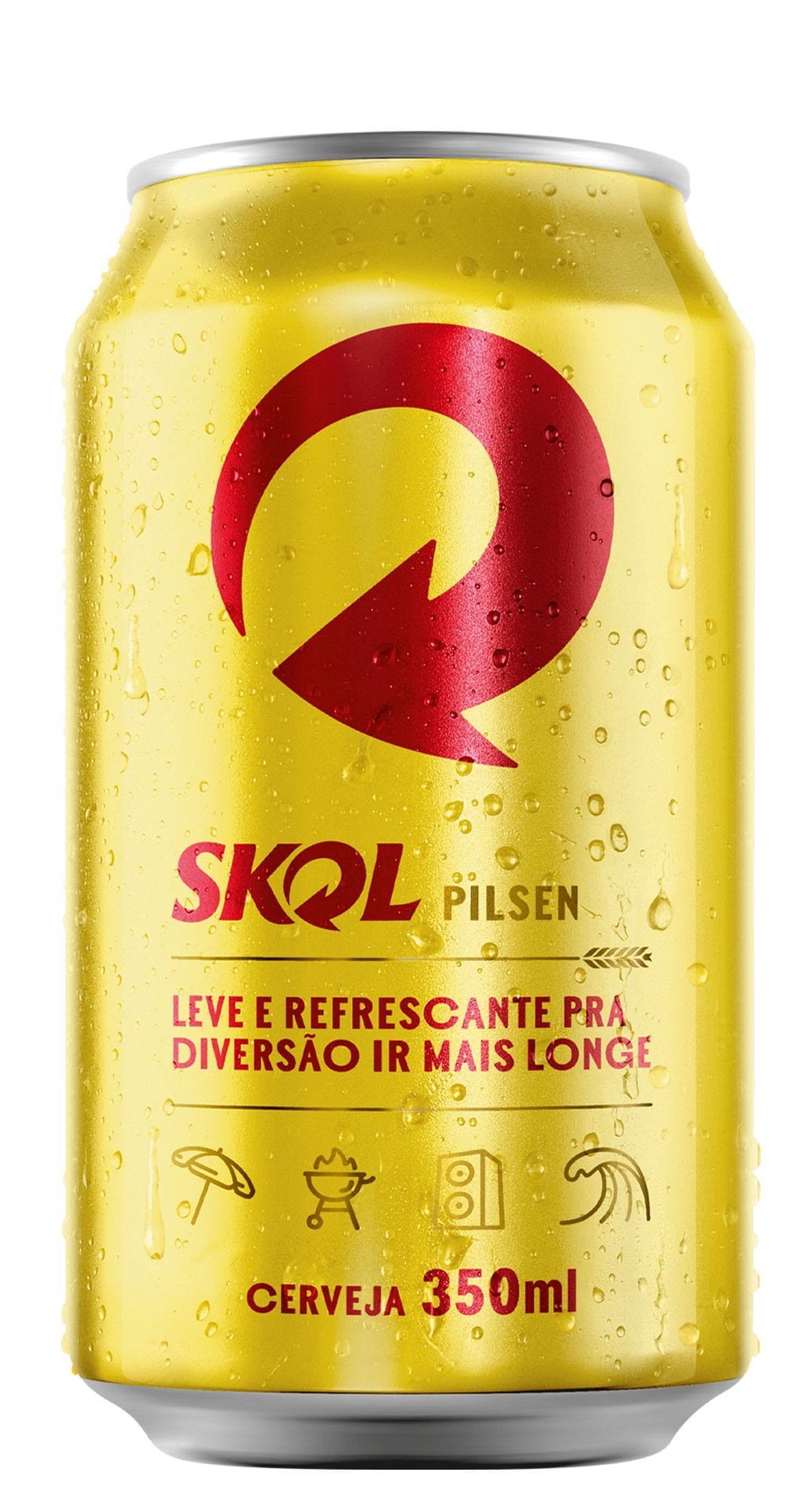 CERVEJA SKOL PILSEN LATA 350ml