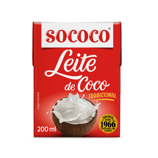 Leite De Coco Tradicional  Sococo 200ml