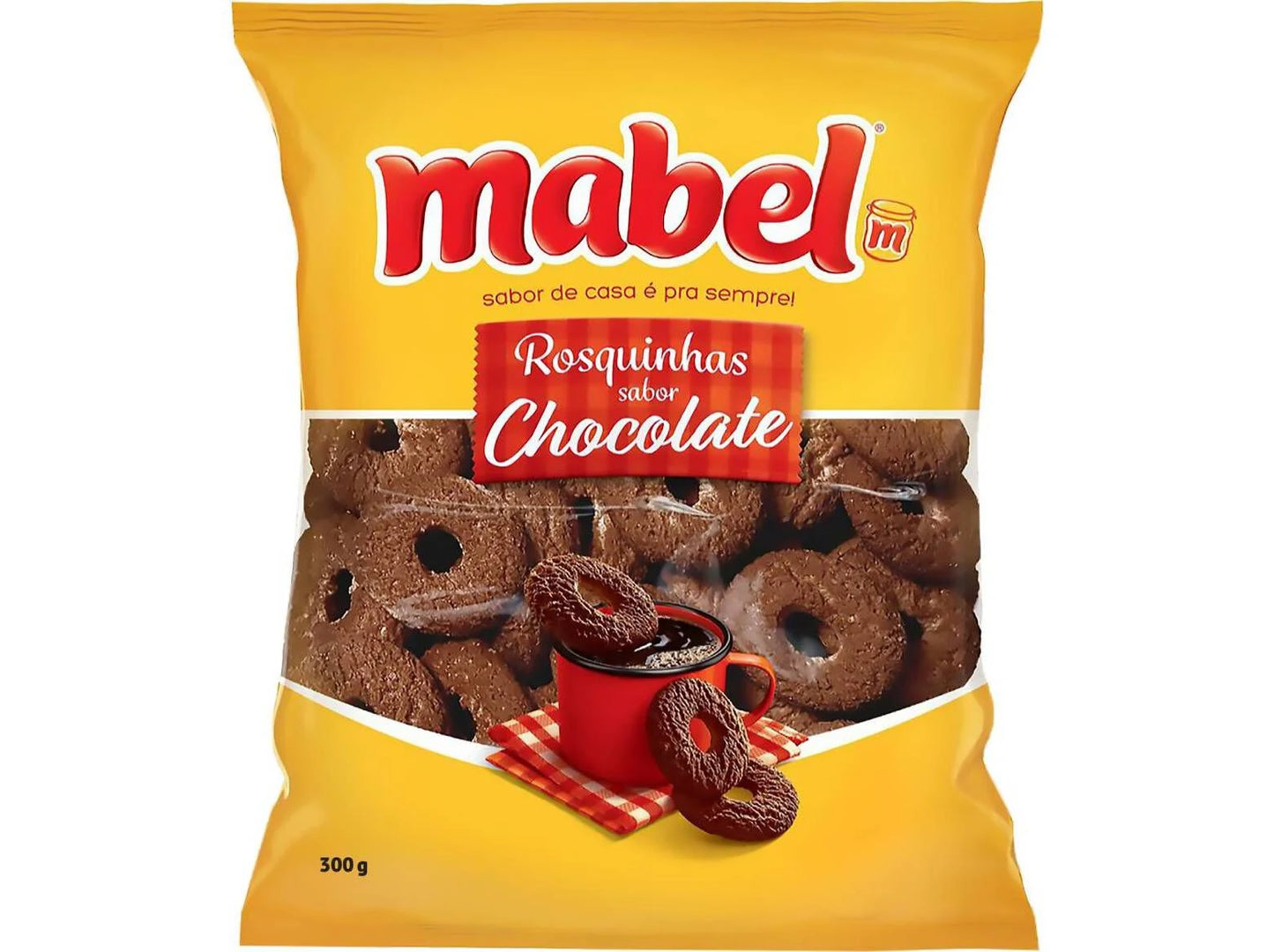 Bolacha Mabel sabor CHOCOLATE 300g