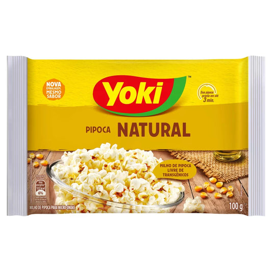 POPCORN MICRO-ONDAS NATURAL YOKI - 100g