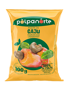 Polpa caju 100g/ disponível para retirada SOMENTE na LOJA Fisica.