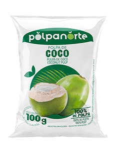 Polpa de Coco 100G/ disponível para retirada SOMENTE na LOJA Fisica.