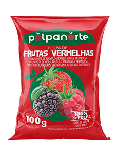 Polpa de Frutas Vermelhas 100G/ disponível para retirada SOMENTE na LOJA Fisica.