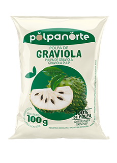 Polpa de Graviola 100G/ disponível para retirada SOMENTE na LOJA Fisica.