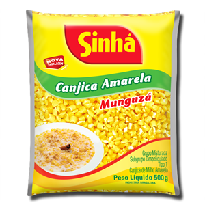 MILHO CANJICA AMARELA SINHA 500g