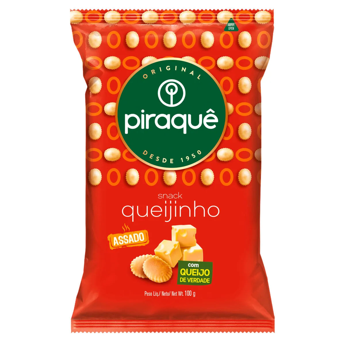 SNACK QUEIJINHO PIRAQUÊ 100G